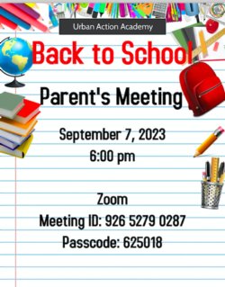 Back to school flyer